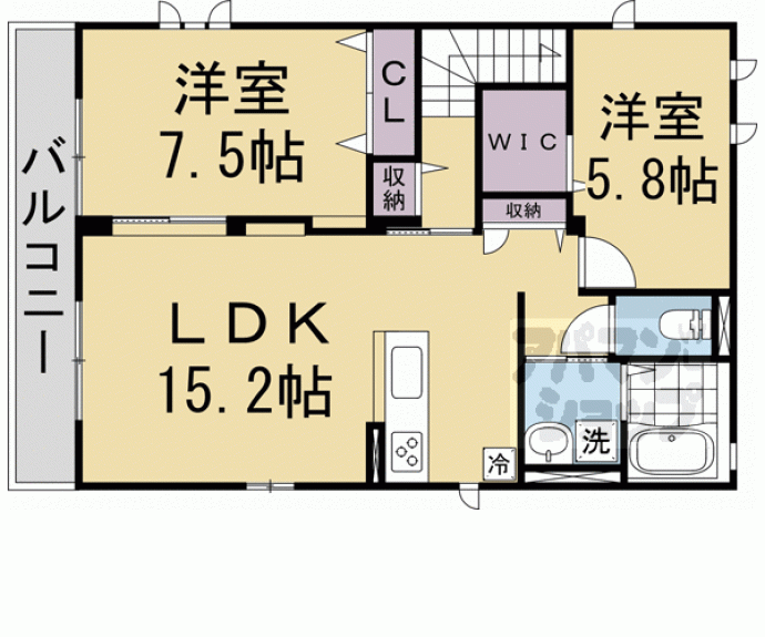 【メゾンミュゲ】間取