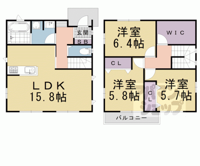 【シャルールメゾン】間取