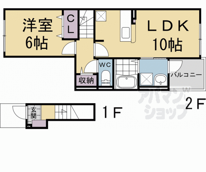 【桂川サニーライフ】間取