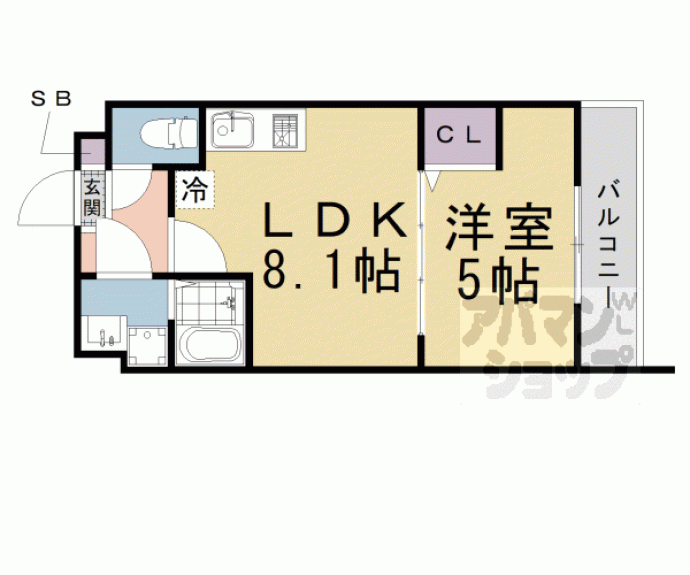 【クレアーレ伏見北】間取