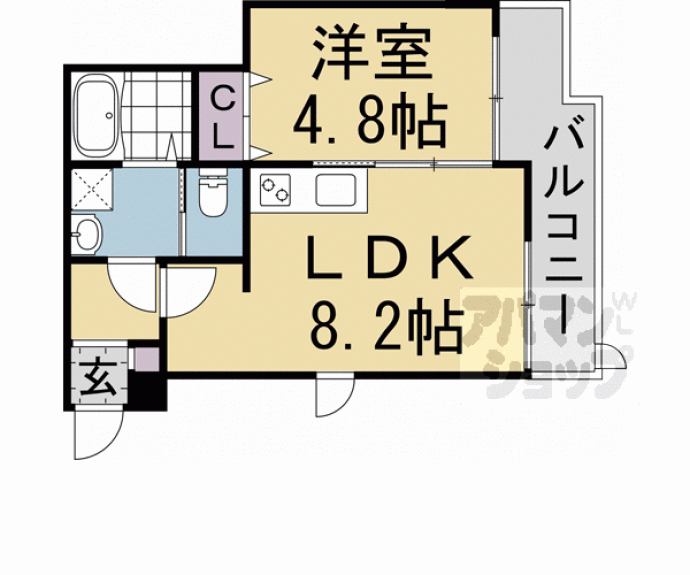 【ベレーザ等持院Ｉ】間取