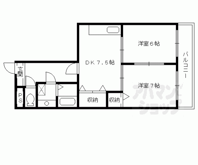 【カステッロロッソ】間取
