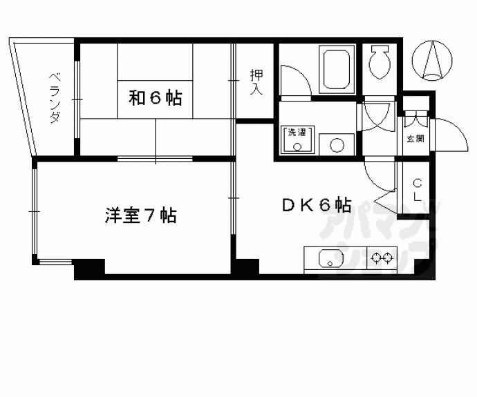 【カステッロロッソ】間取