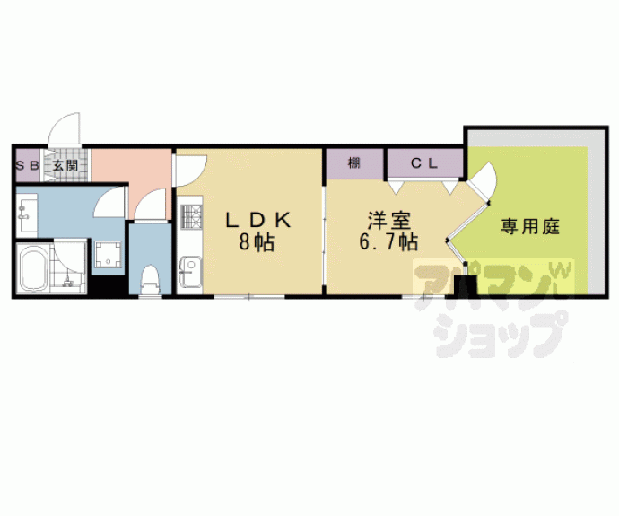 【藤和シティホームズ御池】間取