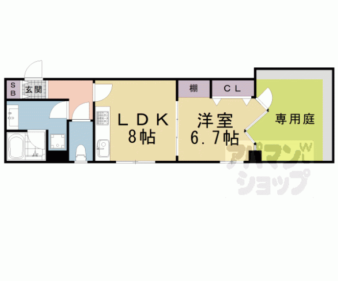 【藤和シティホームズ御池】間取