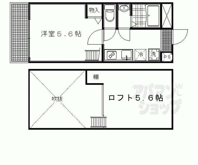 【ロフティ智恵光院南】間取