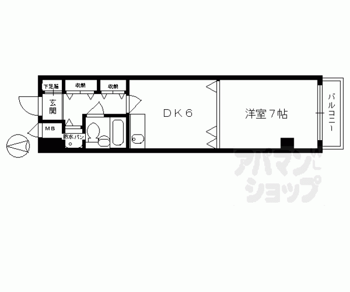 【ライオンズマンション二条城東】間取