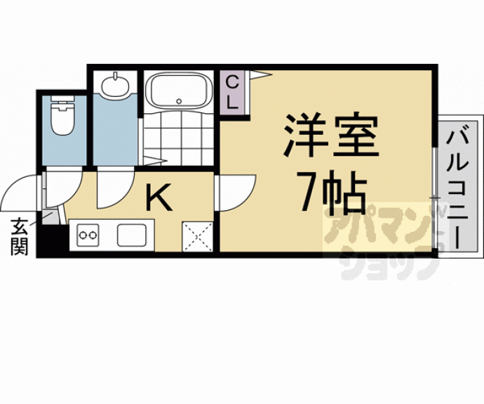 【ＧＵＥＳＴ京都】間取