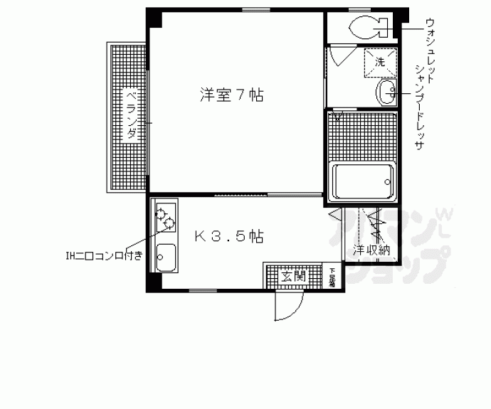 【ブライトストーン太秦】間取