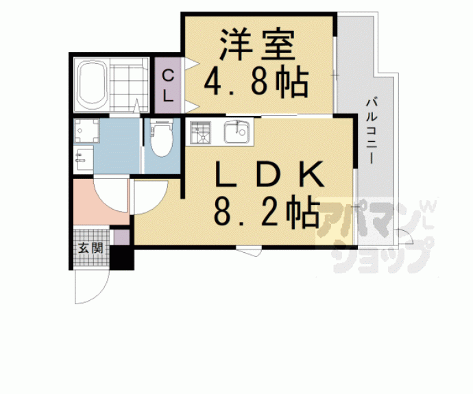 【ベレーザ等持院Ⅰ】間取