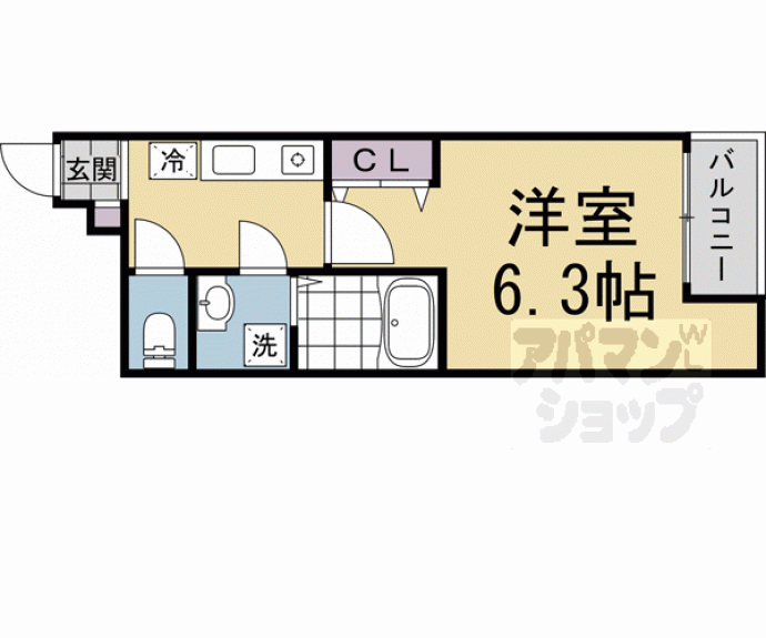 【カームホームズ桜木】間取