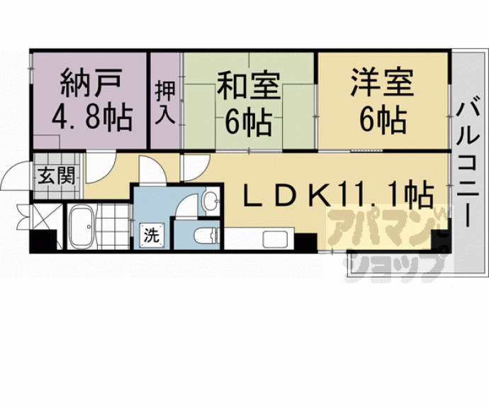 【丸萬ビル】間取