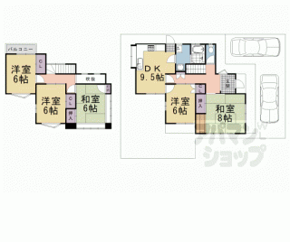 【大枝南福西町３丁目貸家】