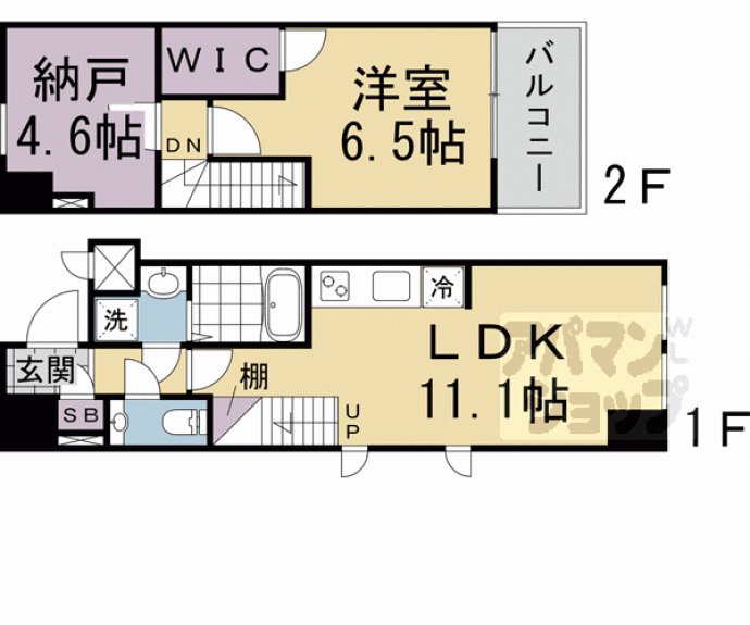 【STANDZ京都駅西】間取