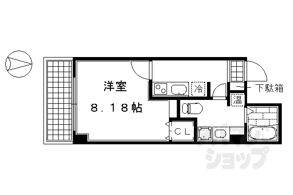 【フォース二条城東】間取