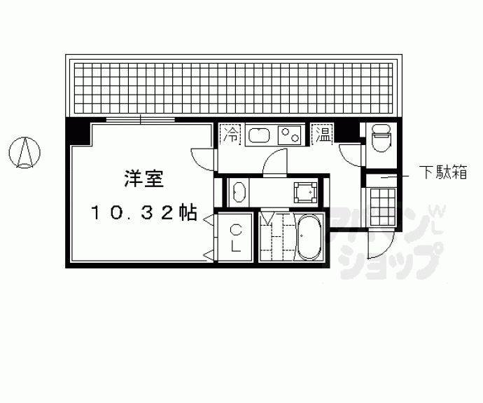 【フォース二条城東】間取