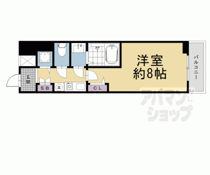 【メロディハイム松原】間取