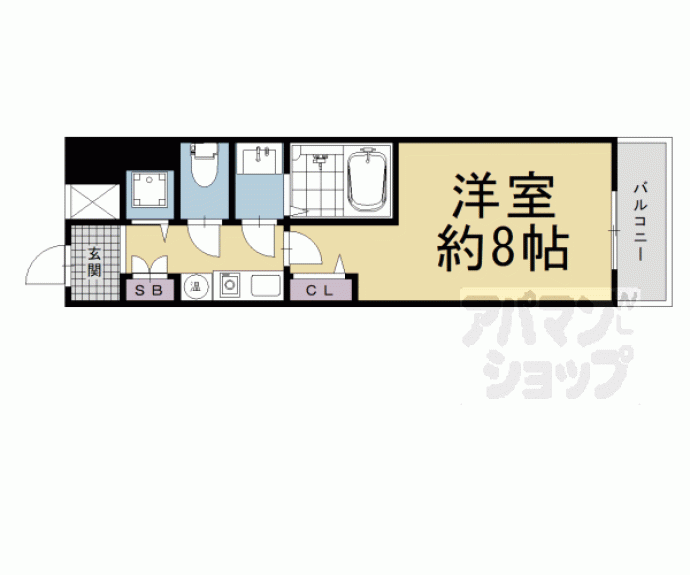 【メロディハイム松原】間取