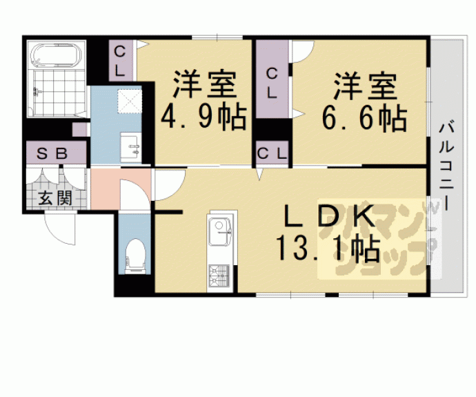 【仮）シャーメゾン長岡京市神足】間取