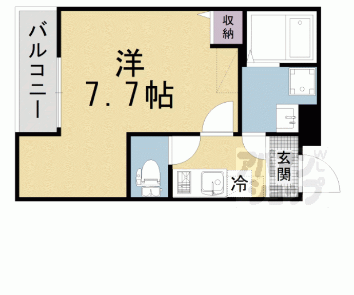 【グラン京都西陣】間取