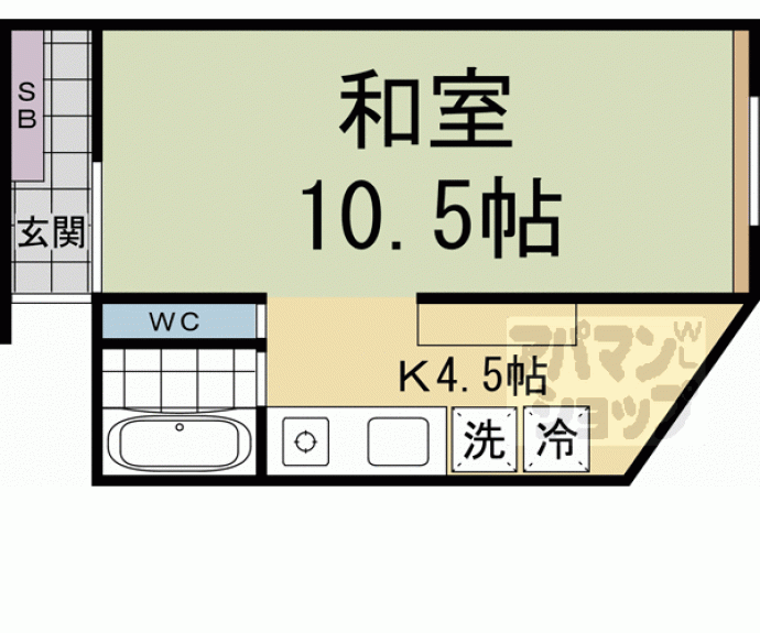 【下築山アパート】間取
