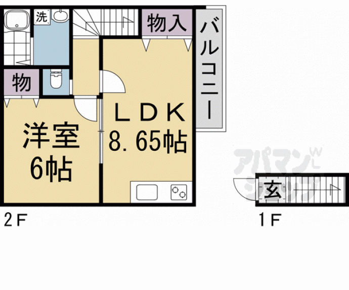 【Ｓｈｉｎメゾン】間取