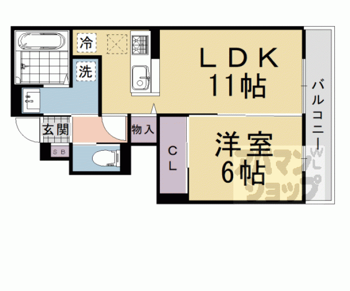 【仮）南山田町集合住宅】間取