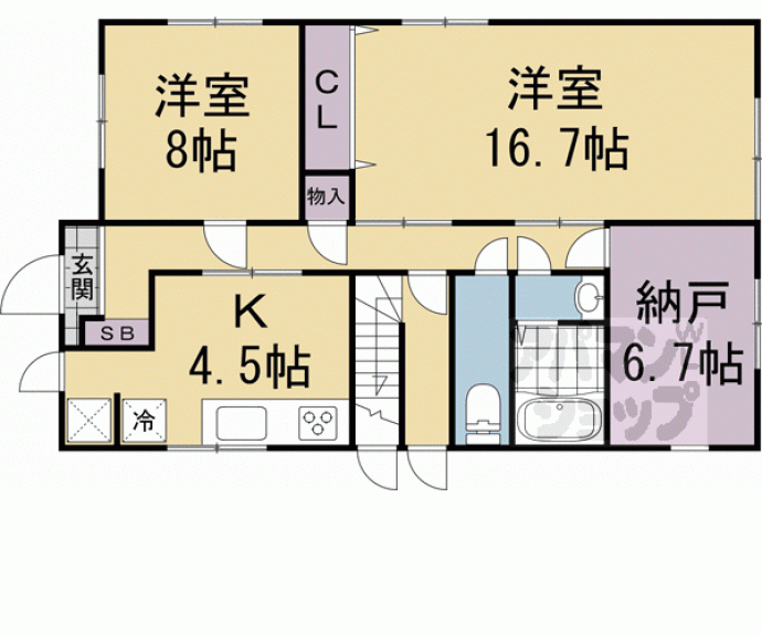 【シャトレ室町】間取