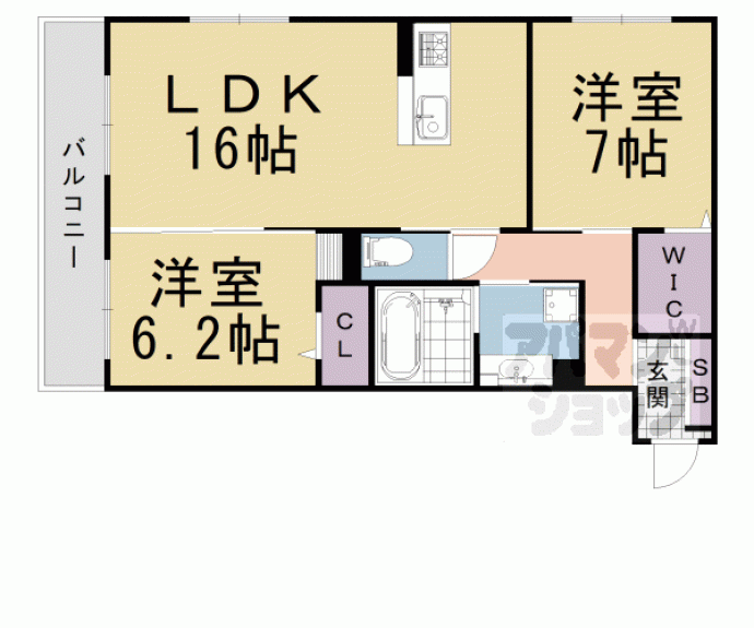 【グラン　シャリオ】間取