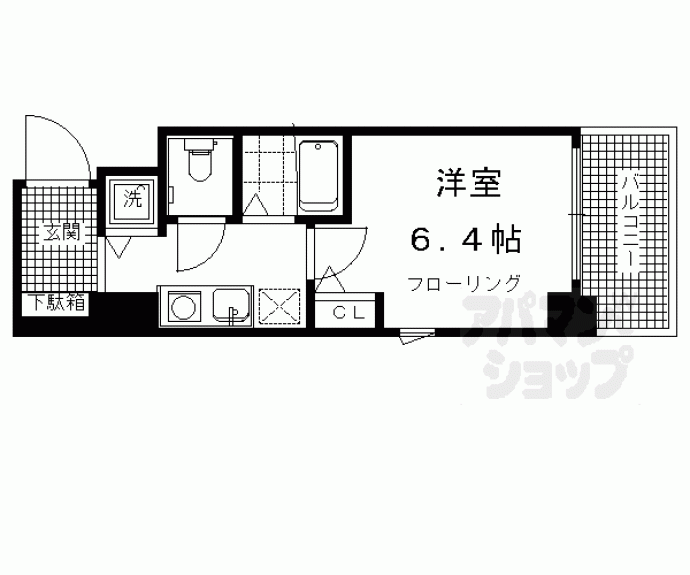 【プレサンス京都烏丸御池Ⅱ】間取