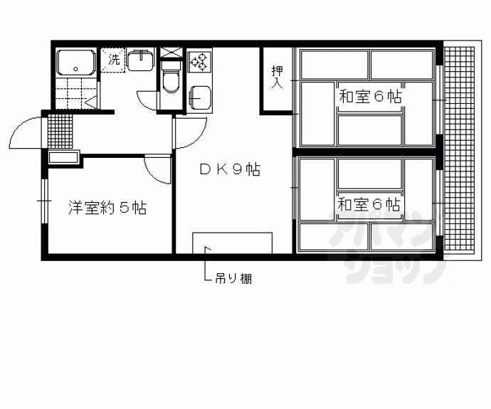 【第２くめマンション】間取