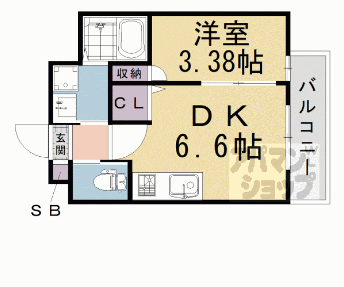【st.Residence深草】間取