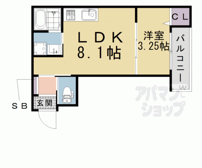 【st.Residence深草】間取