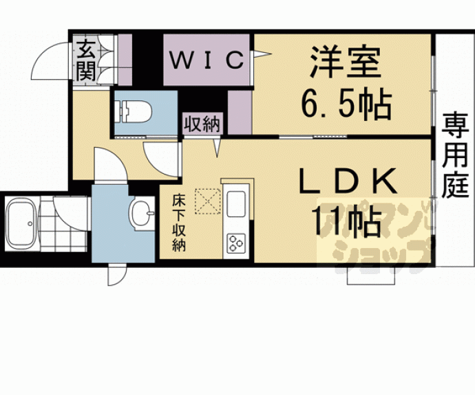 【シャーメゾン京都西七条】間取
