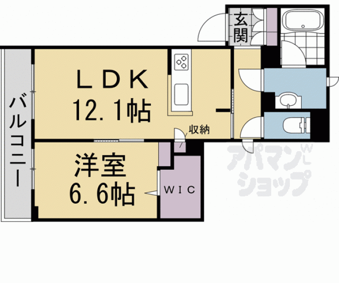 【（仮称）シャーメゾン西七条】間取