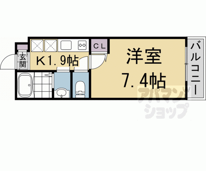 【ＮＥＸＴ　ＬＩＦＥ　太秦天神川Ⅱ】間取