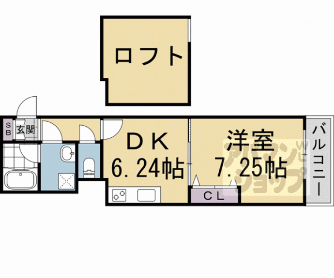 【円町レジデンスⅠ】間取