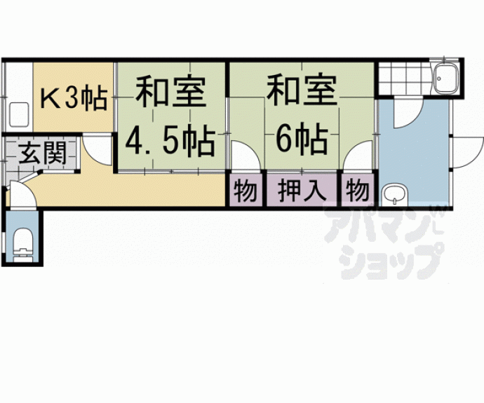 【小山一貸家】間取