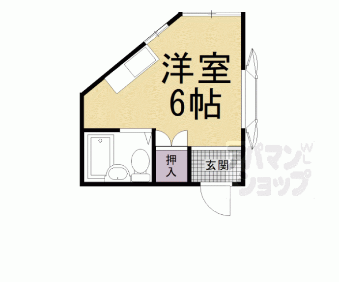 【三室戸ハイツ】間取