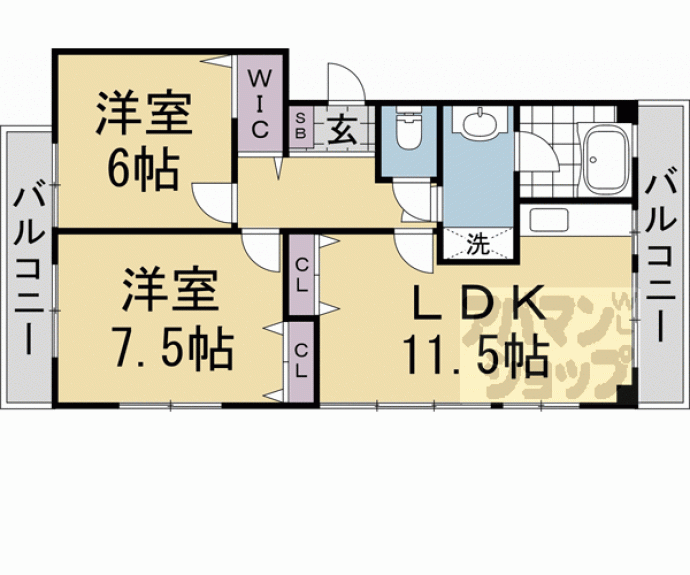 【メゾン西川】間取