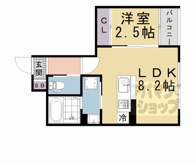 【Ｓｔ．Ｒｅｓｉｄｅｎｃｅ伏見稲荷】間取