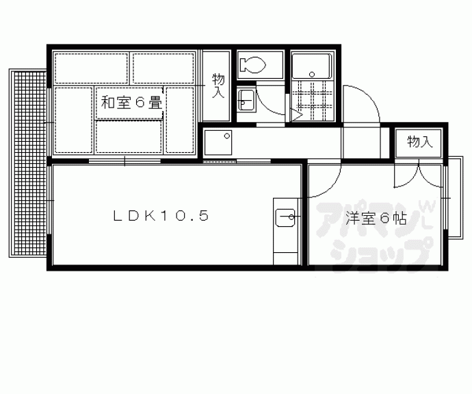 【セジュールロゼット】間取