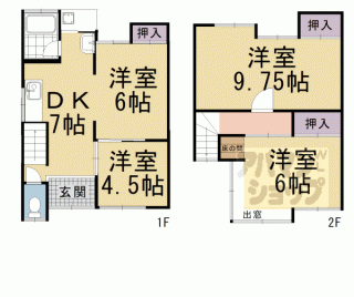 【醍醐槇ノ内町貸家】