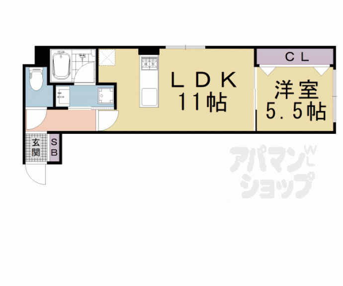 【プラウレーヴ富小路】間取