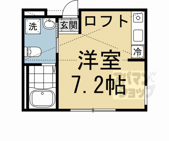 【ＮＥＳＴ冷泉町】間取