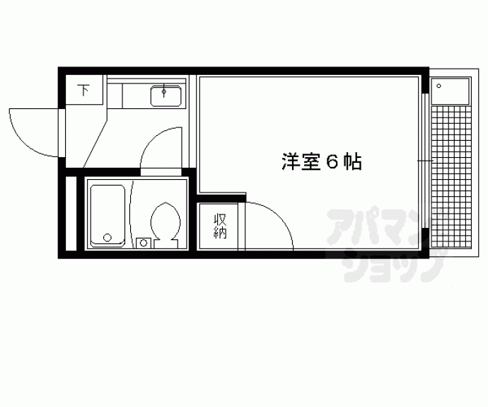 【リバーサイド西村】間取
