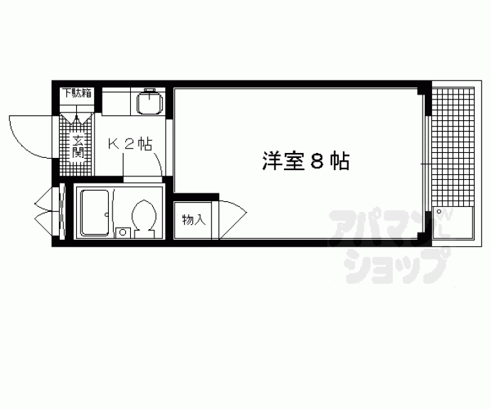 【リバーサイド西村】間取