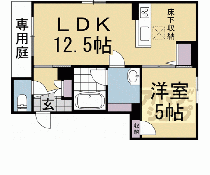 【リガールメゾン円町】間取