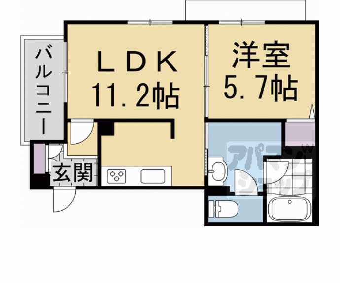 【リガールメゾン円町】間取