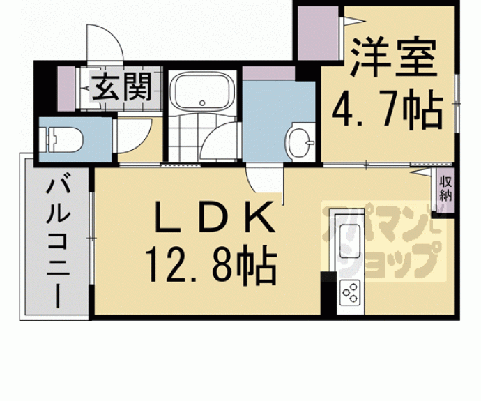 【リガールメゾン円町】間取